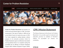 Tablet Screenshot of centerforproblemresolution.org